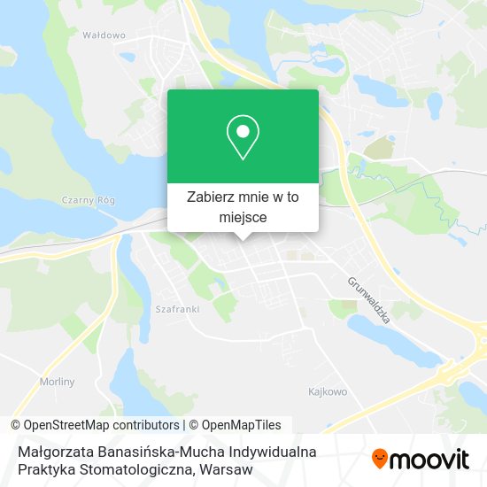 Mapa Małgorzata Banasińska-Mucha Indywidualna Praktyka Stomatologiczna