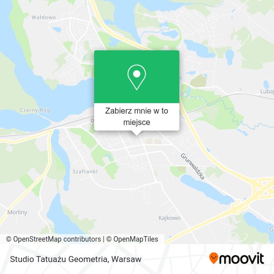 Mapa Studio Tatuażu Geometria