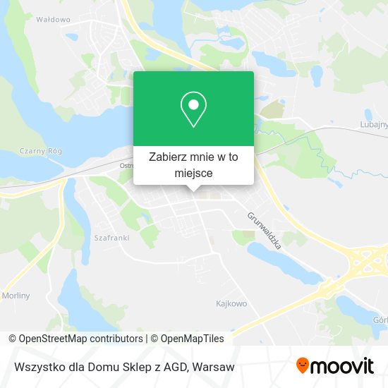 Mapa Wszystko dla Domu Sklep z AGD