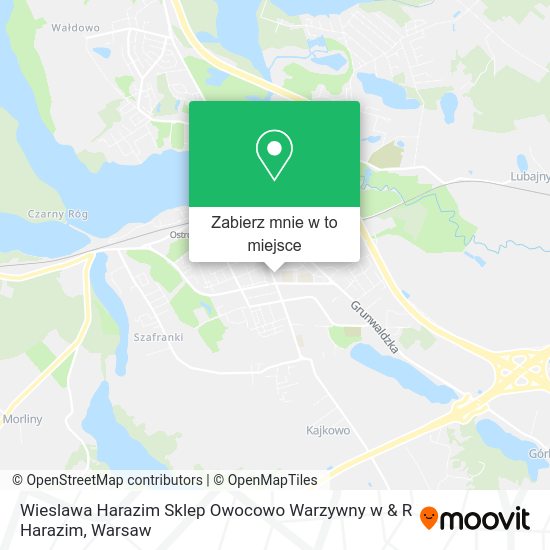 Mapa Wieslawa Harazim Sklep Owocowo Warzywny w & R Harazim