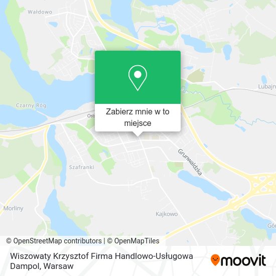 Mapa Wiszowaty Krzysztof Firma Handlowo-Usługowa Dampol