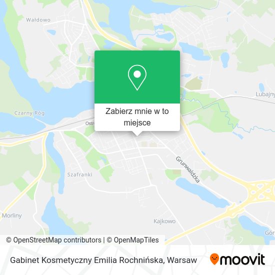 Mapa Gabinet Kosmetyczny Emilia Rochnińska