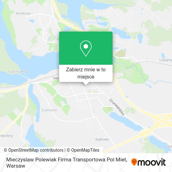 Mapa Mieczyslaw Polewiak Firma Transportowa Pol Miet