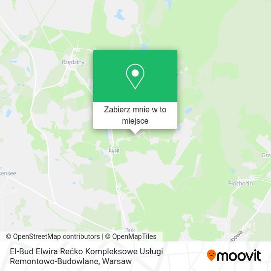 Mapa El-Bud Elwira Rećko Kompleksowe Usługi Remontowo-Budowlane