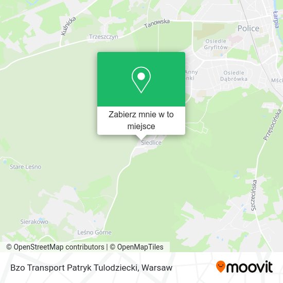 Mapa Bzo Transport Patryk Tulodziecki