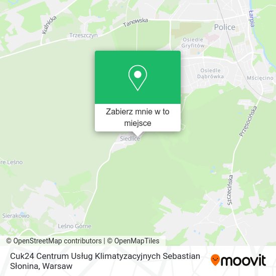 Mapa Cuk24 Centrum Usług Klimatyzacyjnych Sebastian Słonina