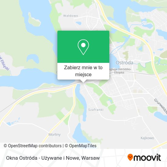 Mapa Okna Ostróda - Używane i Nowe