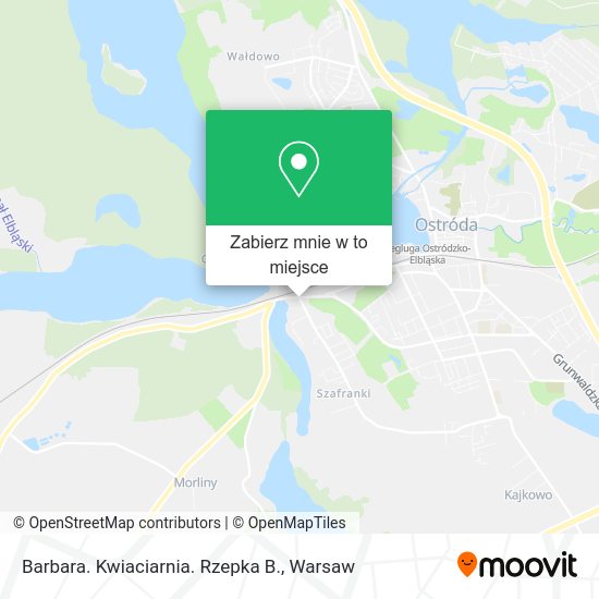 Mapa Barbara. Kwiaciarnia. Rzepka B.