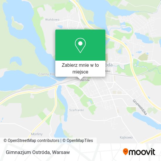 Mapa Gimnazjum Ostróda