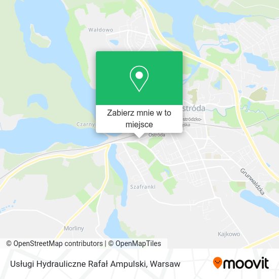 Mapa Usługi Hydrauliczne Rafał Ampulski