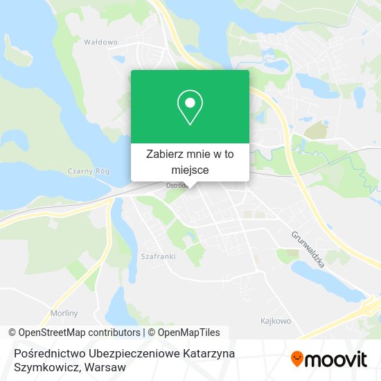 Mapa Pośrednictwo Ubezpieczeniowe Katarzyna Szymkowicz