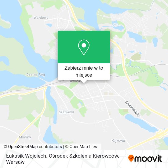 Mapa Łukasik Wojciech. Ośrodek Szkolenia Kierowców