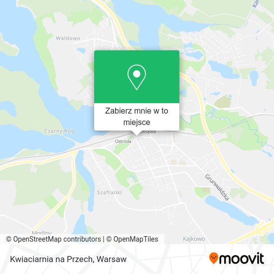 Mapa Kwiaciarnia na Przech