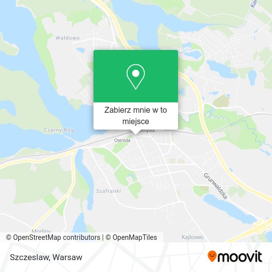 Mapa Szczeslaw