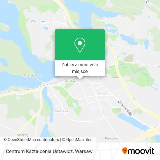 Mapa Centrum Kształcenia Ustawicz