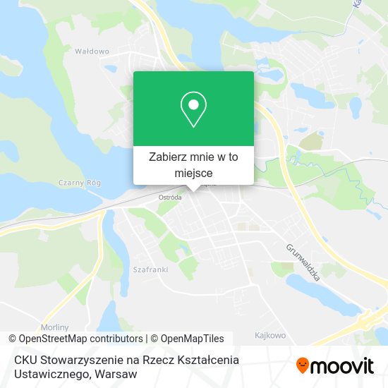 Mapa CKU Stowarzyszenie na Rzecz Kształcenia Ustawicznego