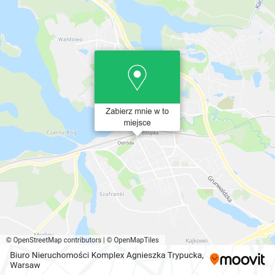 Mapa Biuro Nieruchomości Komplex Agnieszka Trypucka