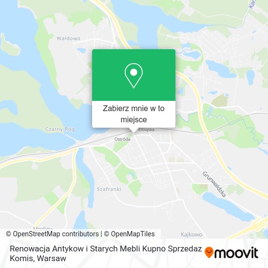 Mapa Renowacja Antykow i Starych Mebli Kupno Sprzedaz Komis