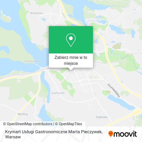 Mapa Krymart Usługi Gastronomiczne Marta Pieczywek