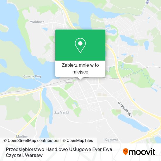 Mapa Przedsiębiorstwo Handlowo Usługowe Ever Ewa Czyczel