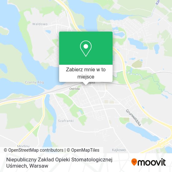 Mapa Niepubliczny Zakład Opieki Stomatologicznej Uśmiech