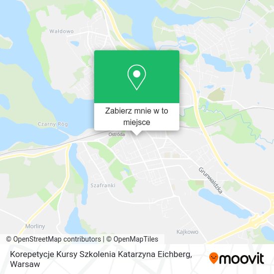 Mapa Korepetycje Kursy Szkolenia Katarzyna Eichberg