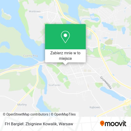 Mapa FH Bargieł. Zbigniew Kowalik