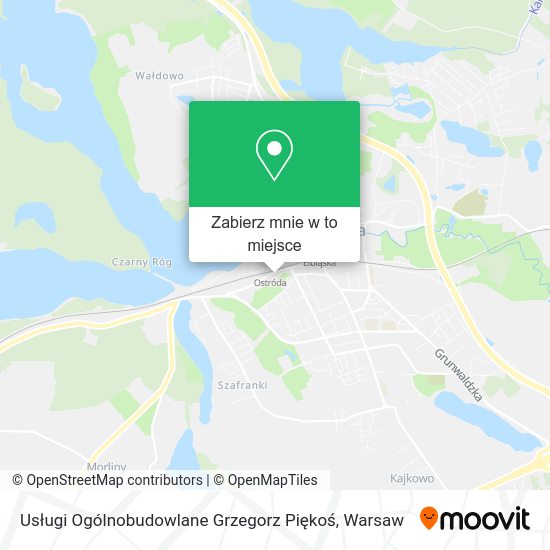 Mapa Usługi Ogólnobudowlane Grzegorz Piękoś