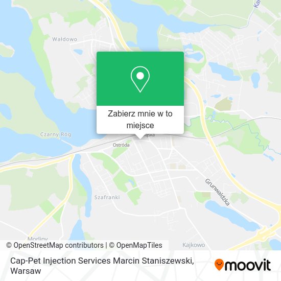 Mapa Cap-Pet Injection Services Marcin Staniszewski