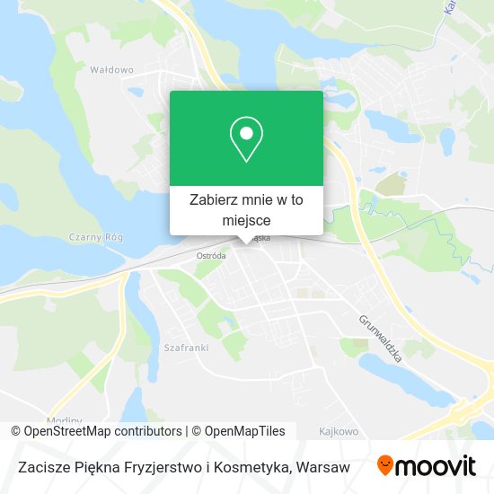 Mapa Zacisze Piękna Fryzjerstwo i Kosmetyka