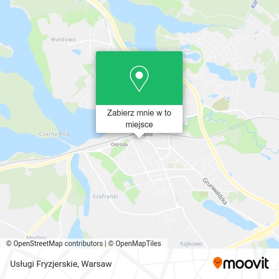 Mapa Usługi Fryzjerskie