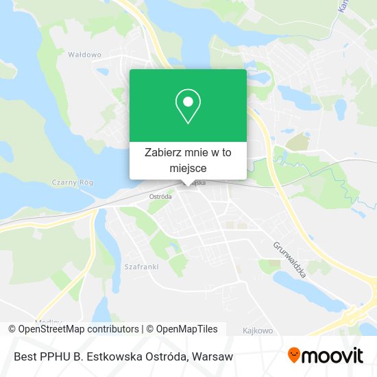 Mapa Best PPHU B. Estkowska Ostróda