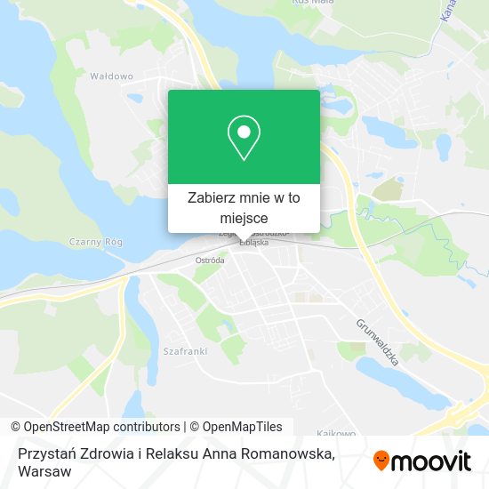 Mapa Przystań Zdrowia i Relaksu Anna Romanowska