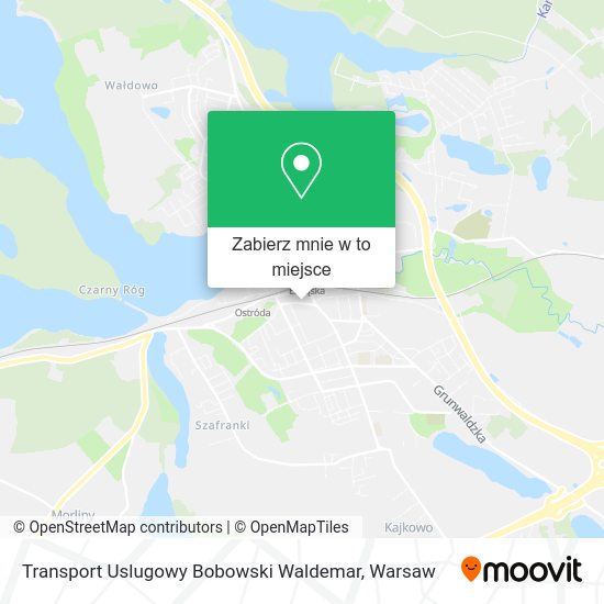 Mapa Transport Uslugowy Bobowski Waldemar