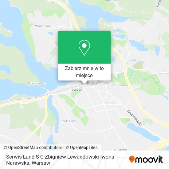 Mapa Serwis Land S C Zbigniew Lewandowski Iwona Narewska