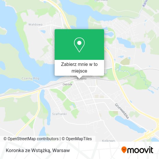 Mapa Koronka ze Wstążką