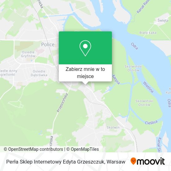 Mapa Perła Sklep Internetowy Edyta Grzeszczuk