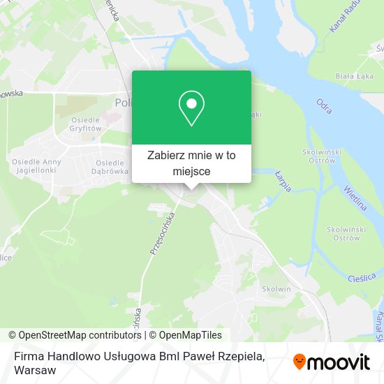 Mapa Firma Handlowo Usługowa Bml Paweł Rzepiela