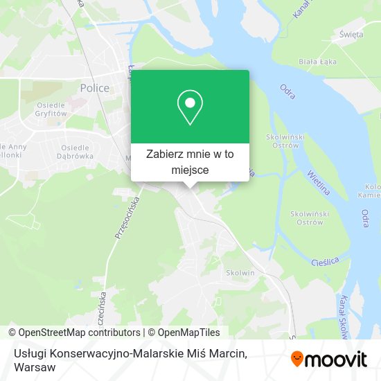 Mapa Usługi Konserwacyjno-Malarskie Miś Marcin