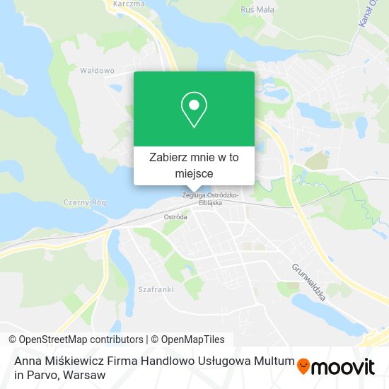 Mapa Anna Miśkiewicz Firma Handlowo Usługowa Multum in Parvo