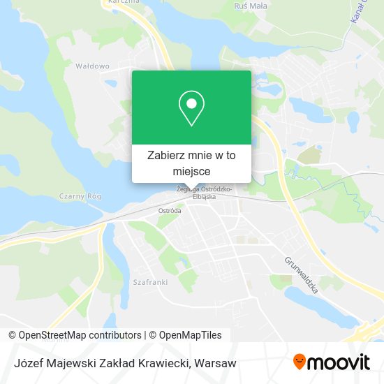 Mapa Józef Majewski Zakład Krawiecki