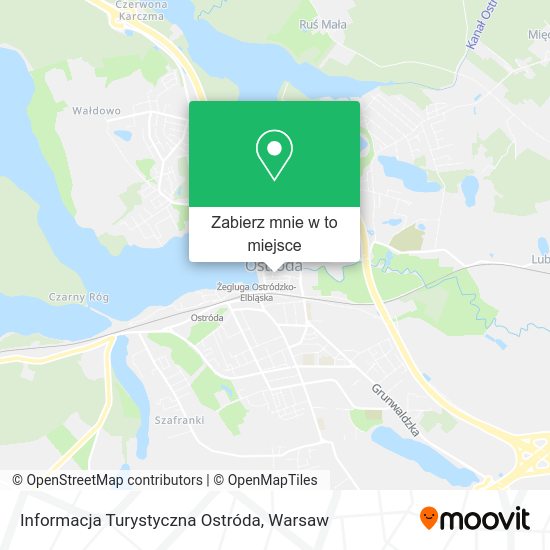 Mapa Informacja Turystyczna Ostróda