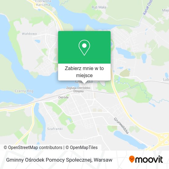 Mapa Gminny Ośrodek Pomocy Społecznej