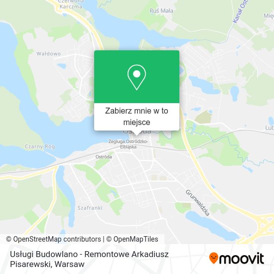 Mapa Usługi Budowlano - Remontowe Arkadiusz Pisarewski