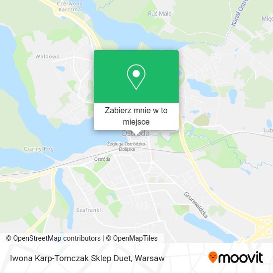 Mapa Iwona Karp-Tomczak Sklep Duet