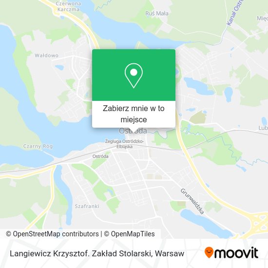 Mapa Langiewicz Krzysztof. Zakład Stolarski