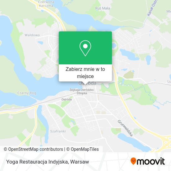 Mapa Yoga Restauracja Indyjska