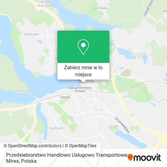 Mapa Przedsiebiorstwo Handlowo Uslugowo Transportowe Mirex