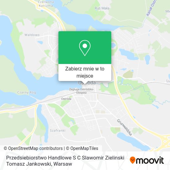 Mapa Przedsiebiorstwo Handlowe S C Slawomir Zielinski Tomasz Jankowski