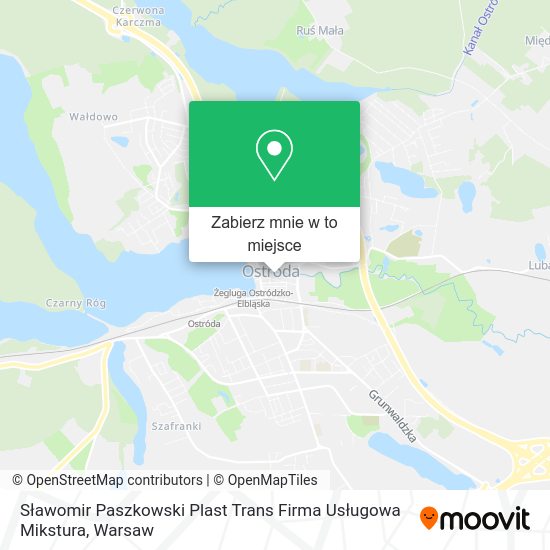 Mapa Sławomir Paszkowski Plast Trans Firma Usługowa Mikstura
